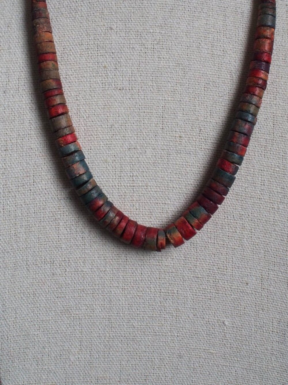 Coconut Shell Heishi Necklace